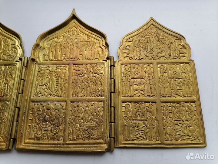 Складень четырехстворчатый двунадесятые праздники