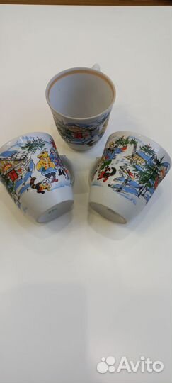 Тарелки, стаканы, набор банок, чашки