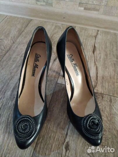 Туфли женские 35 или 36 размер натуральная кожа