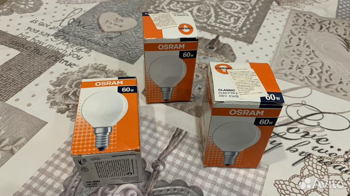 Лампа накаливания Osram E14