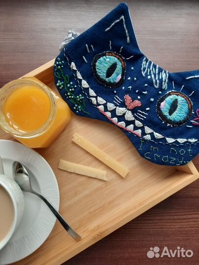 Маска для сна, ручная работа