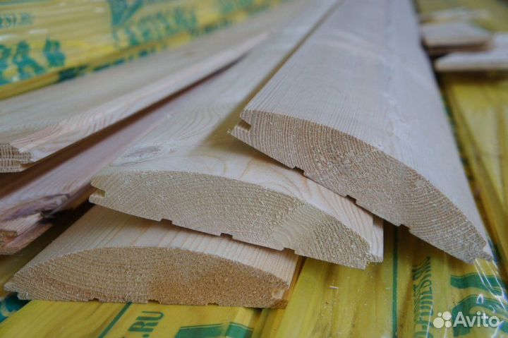 Имитация бревна : сорт В, Ель, все размеры, с дост