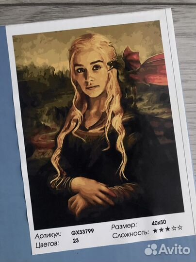 Картина по номерам Дейнерис