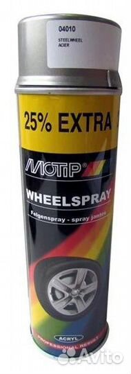 Motip wheelspray краска для литых и декоративных д