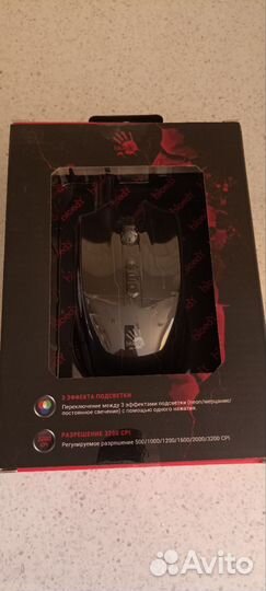 Игровая мышь A4Tech Bloody Q82 Black новая