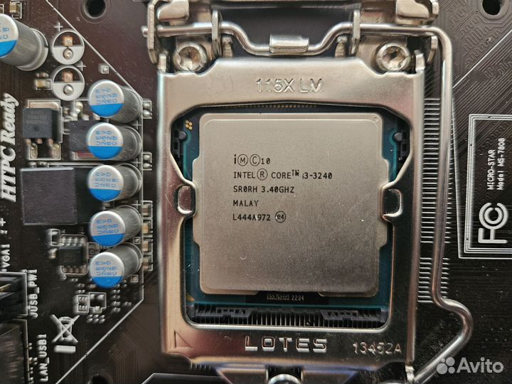 Процессор Intel core i3-3240, 3,40 GHZ, LGA 1155