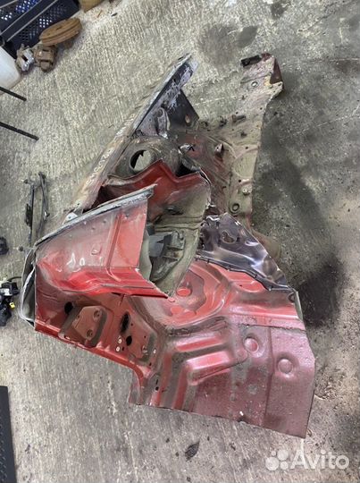 Лонжерон передний левый skoda octavia тур