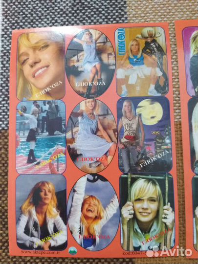 Наклейки певица Глюкоза