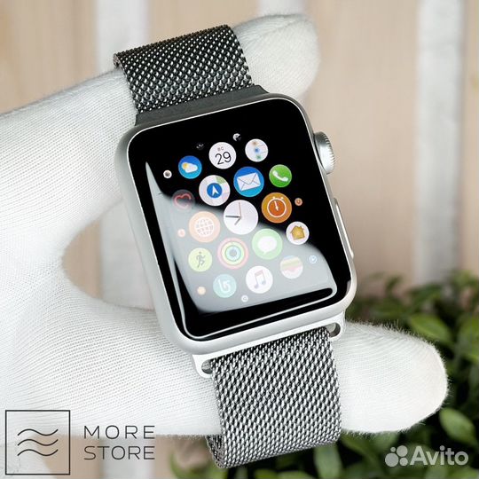 Оригинальные Apple Watch 38mm silver