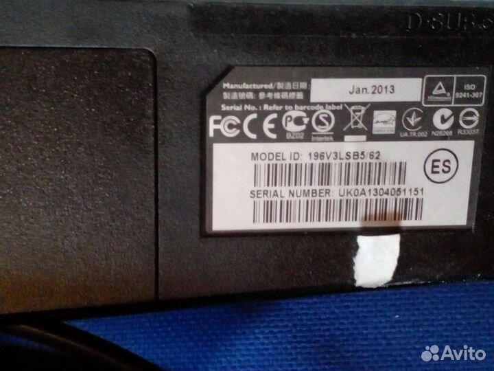 Монитор для компьютера Philips на запчасти