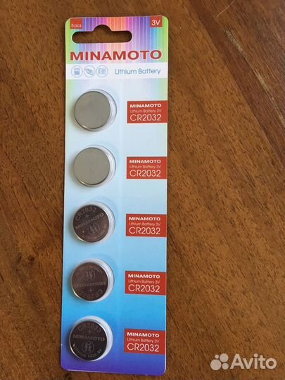 Литиевые батарея CR2032