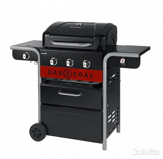 Угольный + Газовый гриль Char-Broil Gas2Coal Hybrid 3B