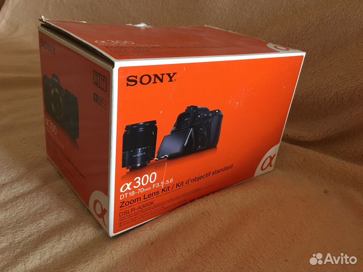 Зеркальный фотоаппарат Sony a300