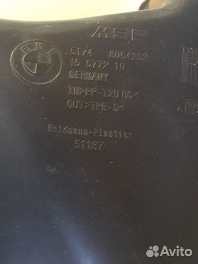 Воздуховод радиатора BMW F30 2011-20