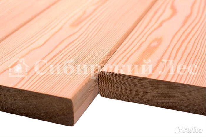 Палубная доска из лиственницы, 28х140, сорт AB