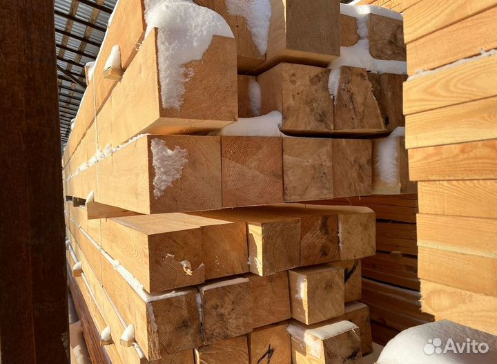 Брус обрезной 150х150х6000мм 1 сорт ГОСТ