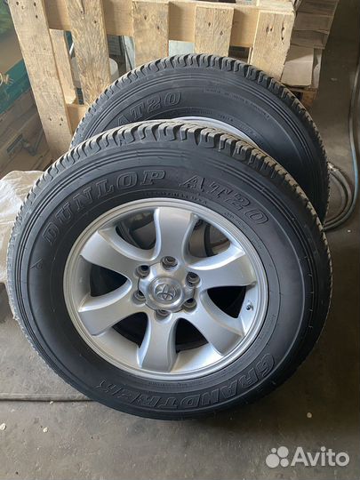 Колеса в сборе r17 летние Toyota Land cruiser 120