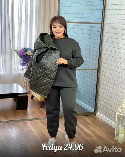 Спортивный костюм женский тройка от 50 до 62