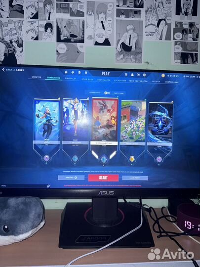 Монитор Asus tuf gaming VG249Q 24' 144hz