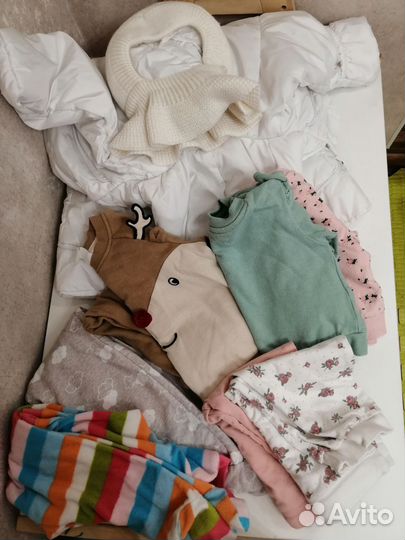 Вещи пакетом на девочку 68-74