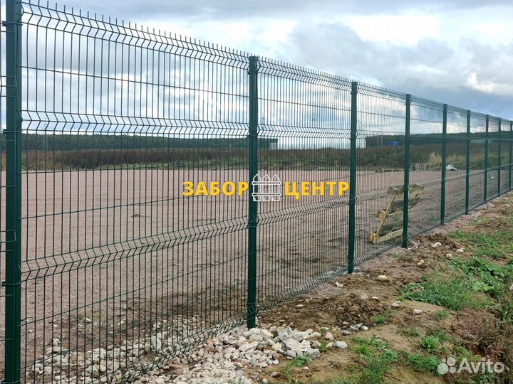 3Д и 2D cетка Гиттер сварная для забора, Дубровка