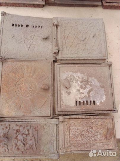 Дверца печная старинная