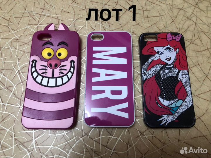 Чехлы на айфон 5/5s/se 18 шт за