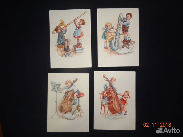 Открытки 40г.-50г