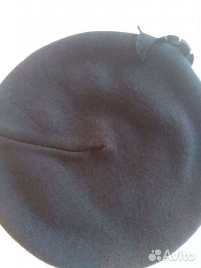 Берет черный daffy (трикотаж)