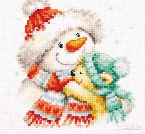 Новогодний подарок- картина крестиком