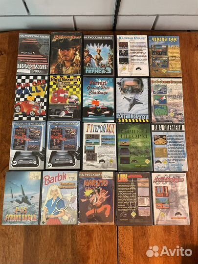 Картриджи для sega mega drive 2 16bit