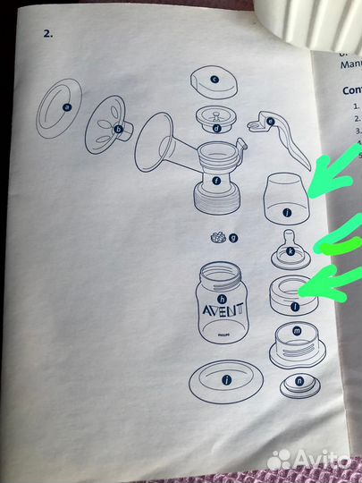 Молокоотсос Philips Avent Isis ручной