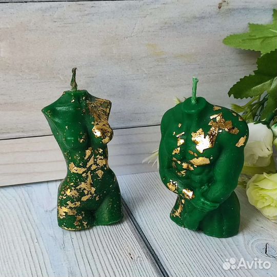Свечи пара бюст мужской и женский