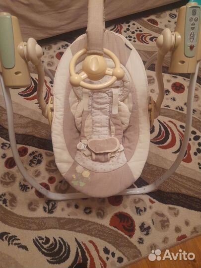 Детские электронные качели для новорожденных