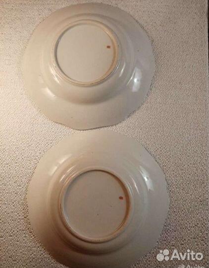 Посуда старинная Тарелки 2 шт, блюдо (Кузнецов)