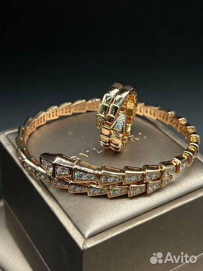 Колье Браслет Серьги Кольцо Bvlgari