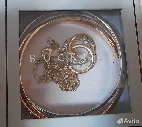 Buckley London браслет+кулон с цепочкой+кольцо