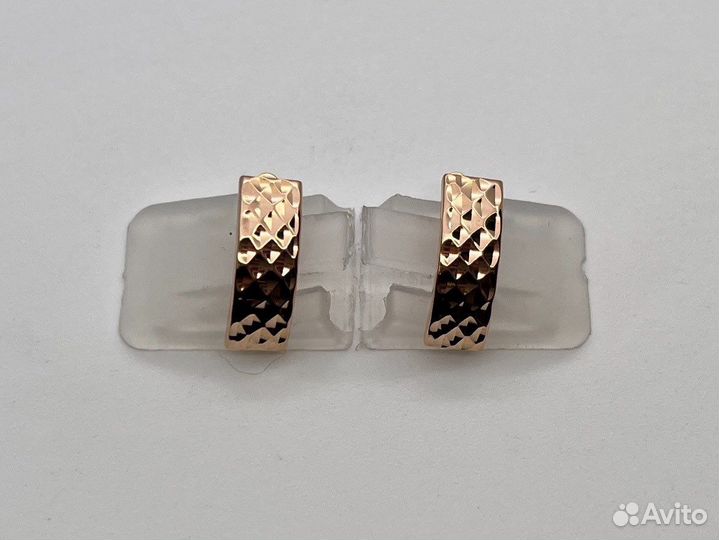 Золотые серьги 585 пробы