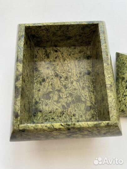 Шкатулка для украшений змеевик