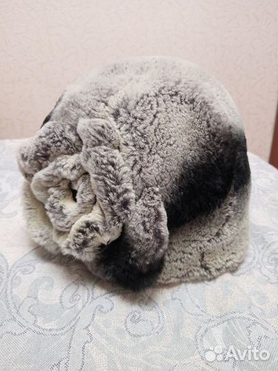 Шапка зимняя шиншилла женская