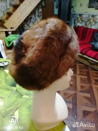 Шапка норковая женская