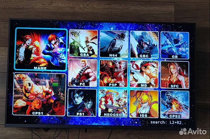 Игровая консоль 2в1 game BOX+Android TV