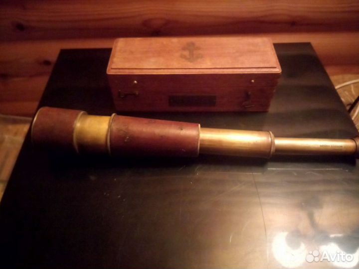 Старинный телескоп Henry Barrow & Co.London