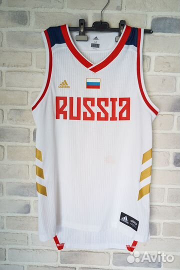Баскетбольная майка сборной России adidas оригинал