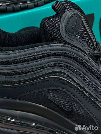 Nike Air Max 97 Black Оригинал Черные Poizon