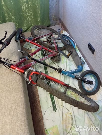 Продам велосипед и самокат