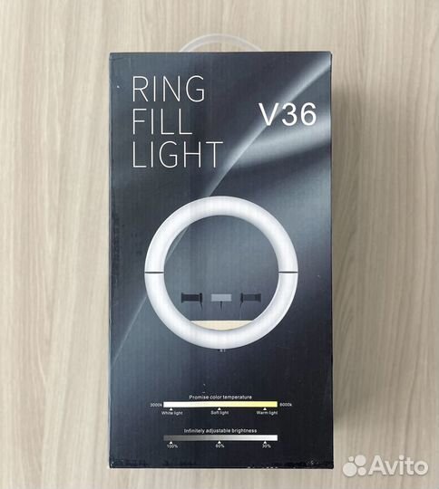 Кольцевая лампа V36 Plus - 36см