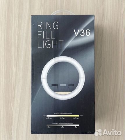 Кольцевая лампа V36 Plus - 36см