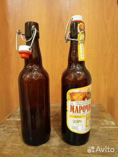 Бутылка с бугельной пробкой