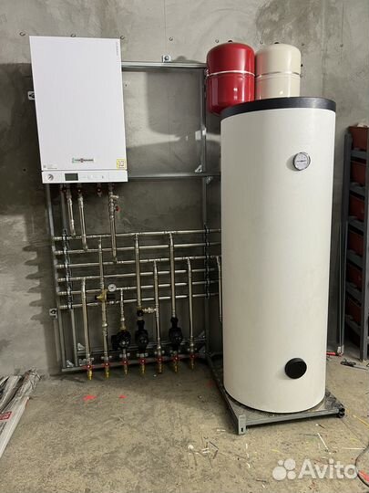 Монтаж отопления, теплые полы, водоснабжение